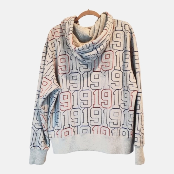CHAMPION SZ L  100 Year Anniversary 1919 Graphic Century Collection Hoodie Gray - Picture 7 of 9